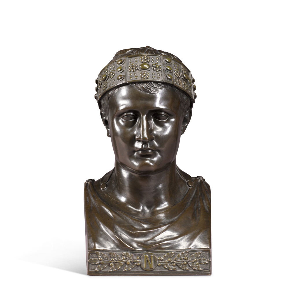 View full screen - View 1 of Lot 123. Bust of Napoleon.