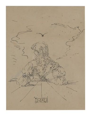 View full screen - View 1 of Lot 51. EUGENE BERMAN | STUDY FOR "JULIEN LEVY MONOGRAPH".