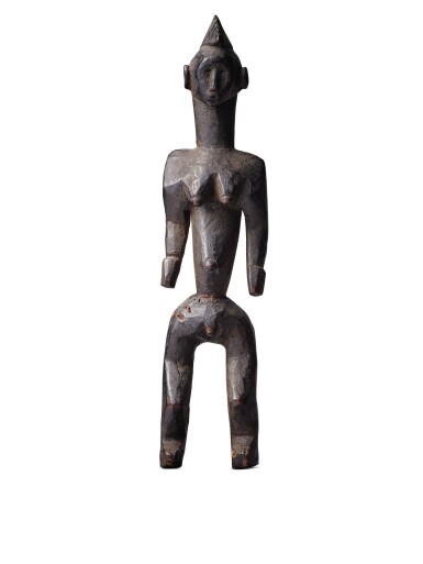 View full screen - View 1 of Lot 55. Eloyi (Afo) or Bassa Nge Figure, Benue River Region, Nigeria.
