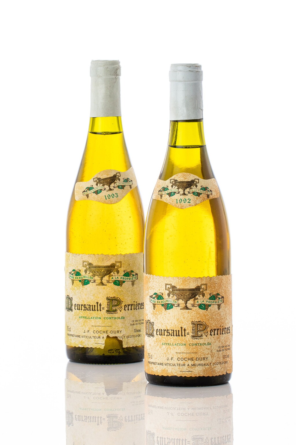 View full screen - View 1 of Lot 6291. Meursault, Perrières 1992 J.-F. Coche-Dury (3 BT).