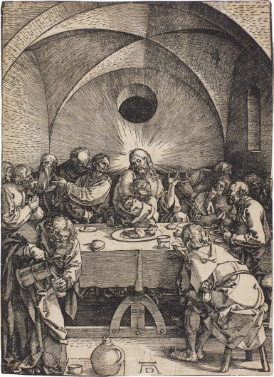 View full screen - View 1 of Lot 10. The Last Supper (B. 5; M., Holl. 114).