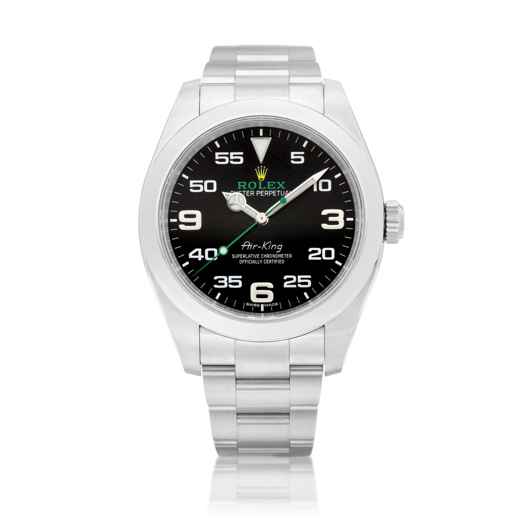 View full screen - View 1 of Lot 8653. Air-King, Reference 116900 | A brand new stainless steel wristwatch with bracelet, Circa 2021 | 勞力士 Air-King 型號116900 | 全新精鋼鏈帶腕錶,約2021年製.