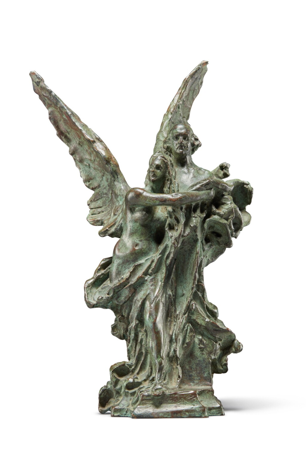 View full screen - View 1 of Lot 50. study of Denys-Pierre Puech's Monument to Leconte De Lisle .