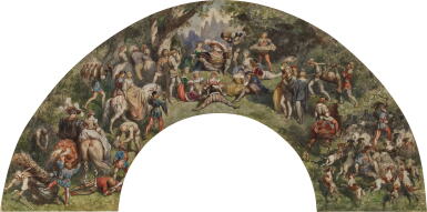 View full screen - View 1 of Lot 36. The Universe of Gargantua (After Dinner in the Willow Grove).