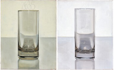 View full screen - View 1 of Lot 105. PETER DREHER | I) TAG UM TAG GUTTER TAG (DAY BY DAY GOOD DAY) NR. 1754 (NIGHT), 1999 II) TAG UM TAG GUTTER TAG (DAY BY DAY GOOD DAY) NR. 2635 (NIGHT), 2011.