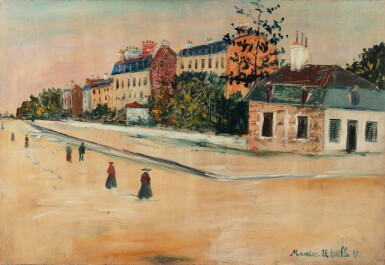 View full screen - View 1 of Lot 155. Paysage de banlieue.