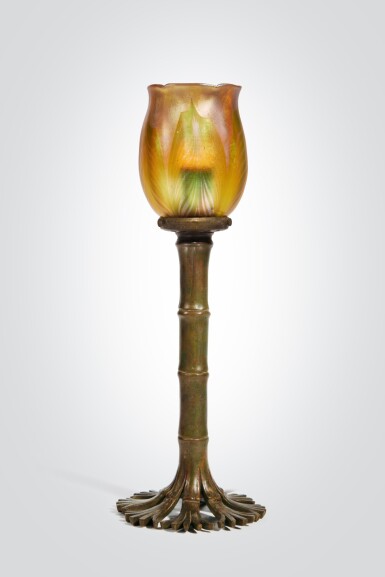 View full screen - View 1 of Lot 15. "Bamboo" Candlestick.