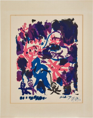 全螢幕檢視 - 查看2061Walasse Ting 丁雄泉 | Untitled 無題的1