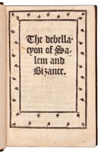 Thomas More | The Debellacyon of Salem and Bizance, 1533, the Foyle copy