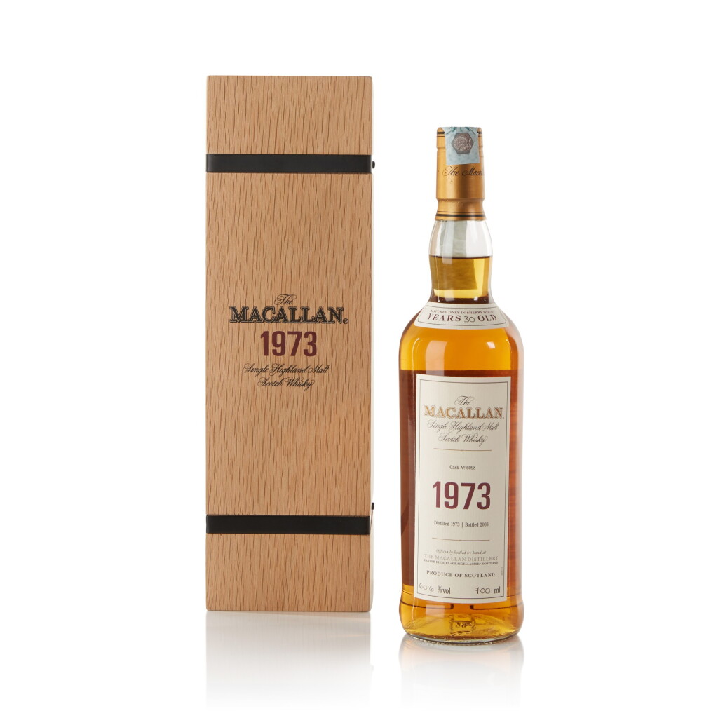 View full screen - View 1 of Lot 9. The Macallan Fine & Rare 30 Year Old 60.6 abv 1973 .