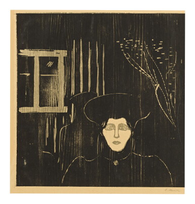 View full screen - View 1 of Lot 71. EDVARD MUNCH | MOONLIGHT II (SCHIEFLER 81B; WOLL 202).