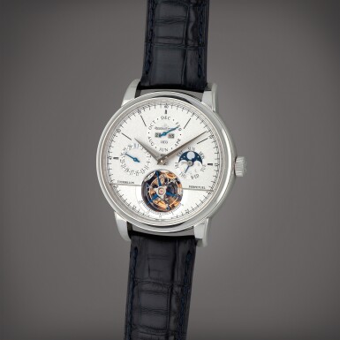 View full screen - View 1 of Lot 11. Master Grande Tradition Tourbillon Cylindrique à Quantième Perpetuel Jubilee, Reference 186.6.20.S | A limited edition platinum perpetual calendar tourbillon wristwatch with moon phases, day/night and year indication | Circa 2014 | 積家 | Master Grande Tradition Tourbillon Cylindrique à Quantième Perpetuel Jubilee 型號186.6.20.S | 限量版鉑金萬年曆陀飛輪腕錶備月相、晝夜及年份顯示,製作年份約2014.