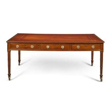 View full screen - View 1 of Lot 441. A Regency Mahogany Partner's Writing Table, Circa 1810.