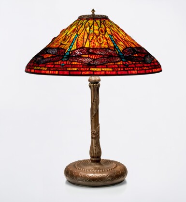 View full screen - View 1 of Lot 144. "Dragonfly" Table Lamp.