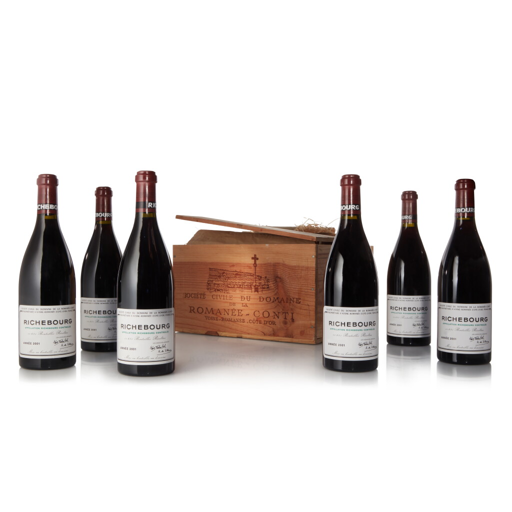 View full screen - View 1 of Lot 444. Richebourg 2001 Domaine de la Romanée-Conti (6 BT).