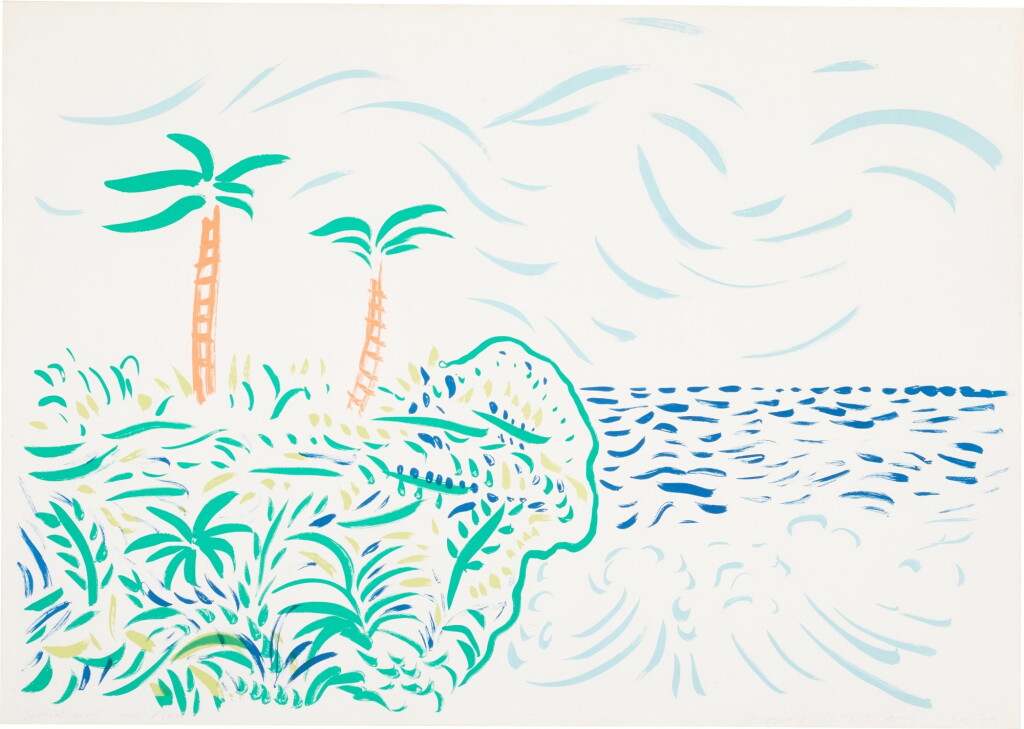 View full screen - View 1 of Lot 142. DAVID HOCKNEY, R.A. | BORA BORA (MCA TOKYO 213).