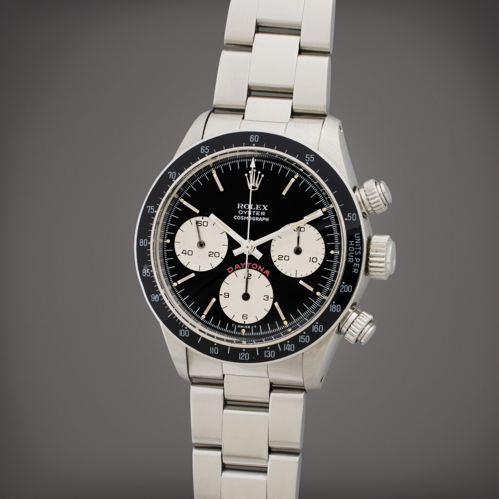 全螢幕檢視 - 查看104Reference 6263 ‘Big Red’ Daytona | A stainless steel chronograph wristwatch with bracelet, Circa 1983 | The Hammer Collection的1
