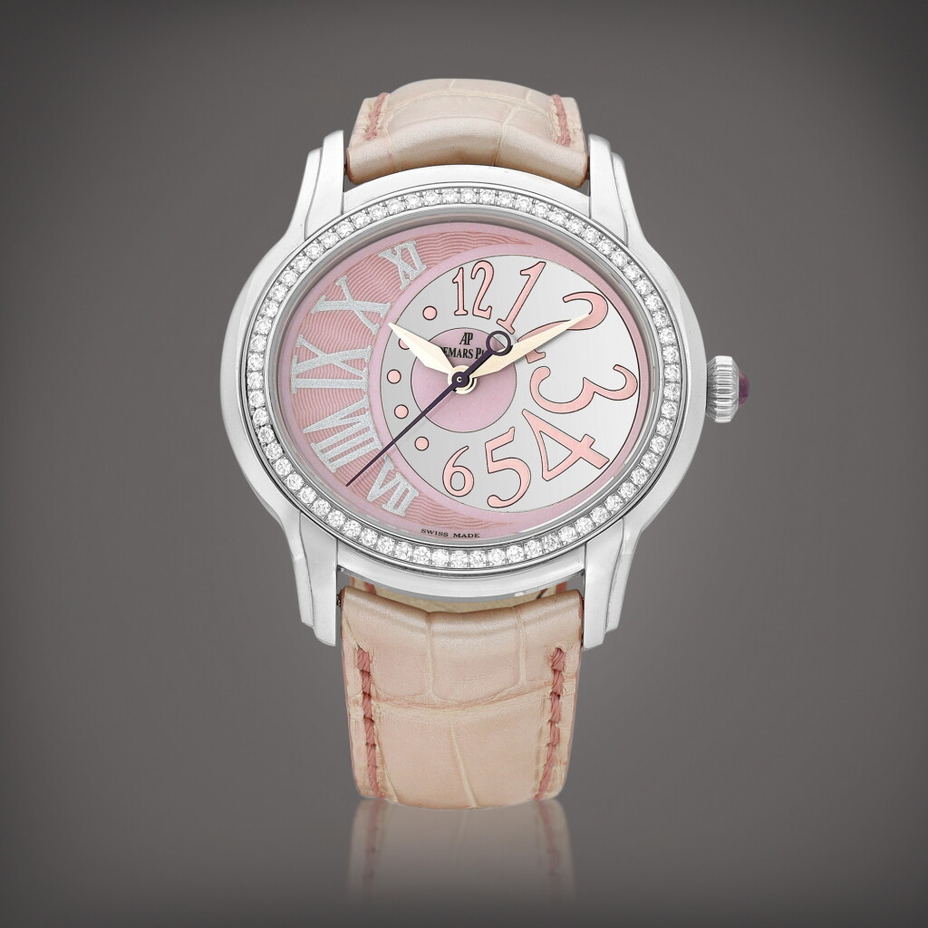View full screen - View 1 of Lot 8868. Millenary, Reference 77301ST.ZZ.D602CR.01 | A stainless steel and diamond-set wristwatch, Circa 2005 | 愛彼 千禧系列 型號77301ST.ZZ.D602CR.01 | 精鋼鑲鑽石腕錶,約2005年製.