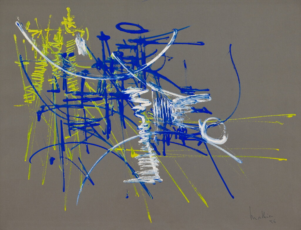 View full screen - View 1 of Lot 1021. Georges Mathieu 喬治・馬修 | Électricité 電力 .