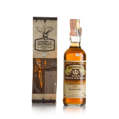 View full screen - View 1 of Lot 254. Caperdonich 14 Year Old Gordon & MacPhail Connoisseurs Choice 40.0 abv 1968 (1 BT75).