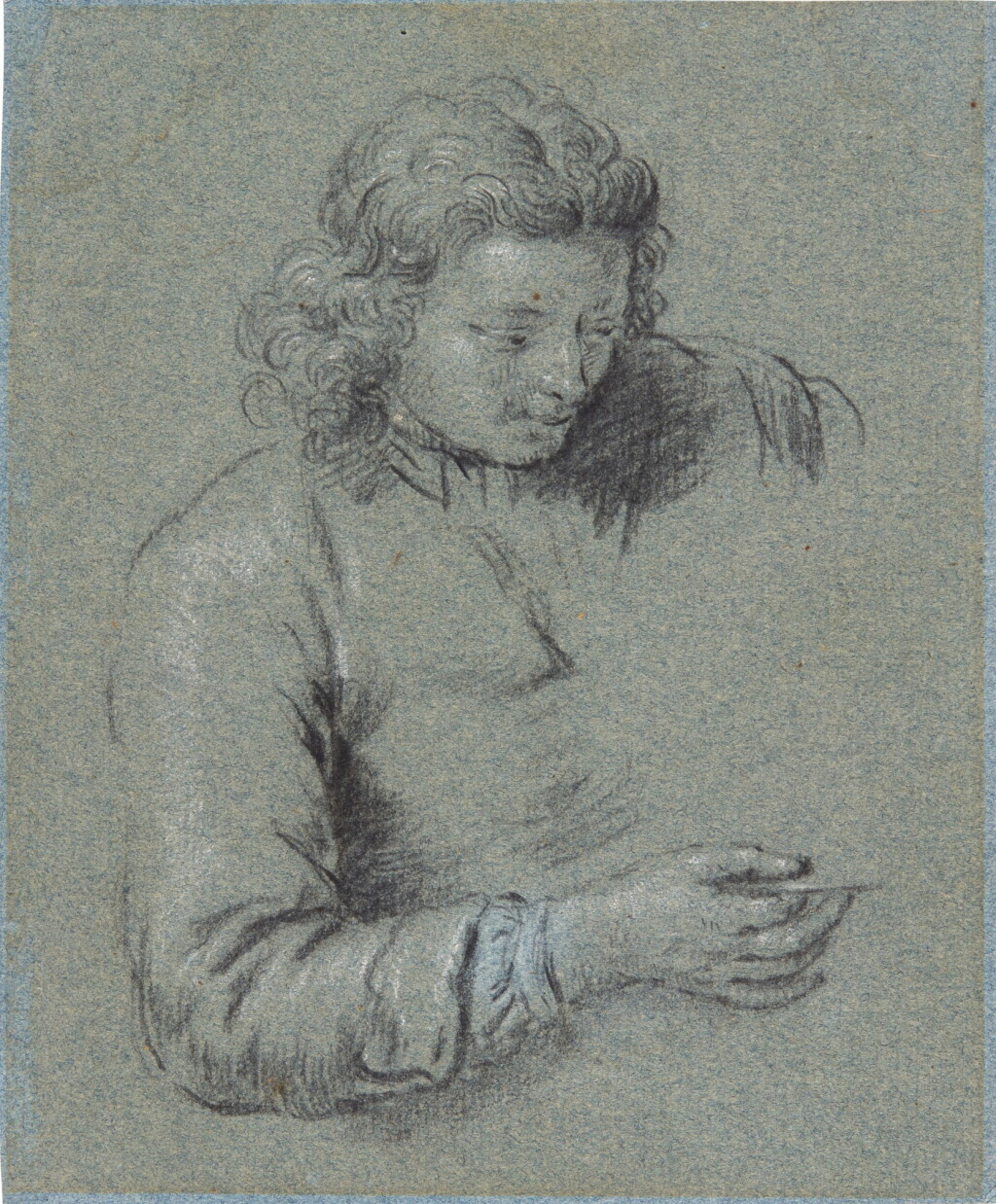 全萤幕检视 - 查看134Study of a boy, half-length, holding a glass的1