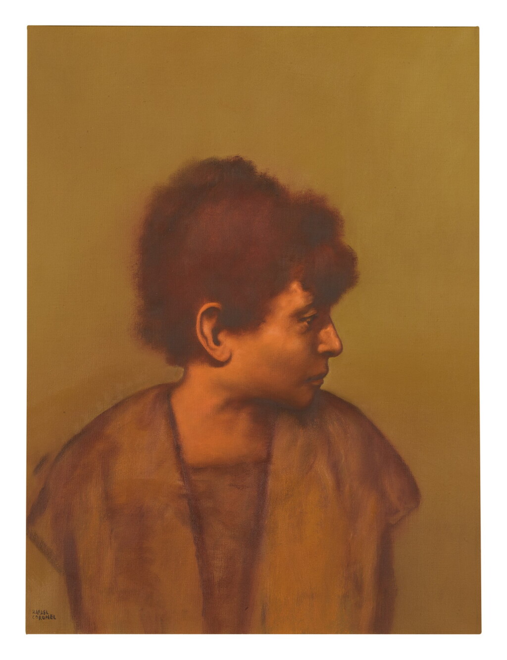 View full screen - View 1 of Lot 616. RAFAEL CORONEL | FIGURA DE PERFIL.
