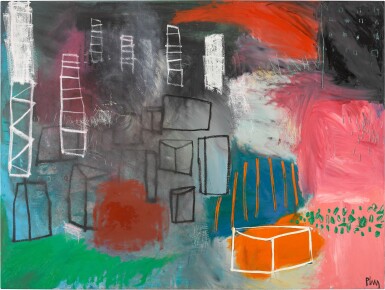 View full screen - View 1 of Lot 36. Tower with Red Humos.