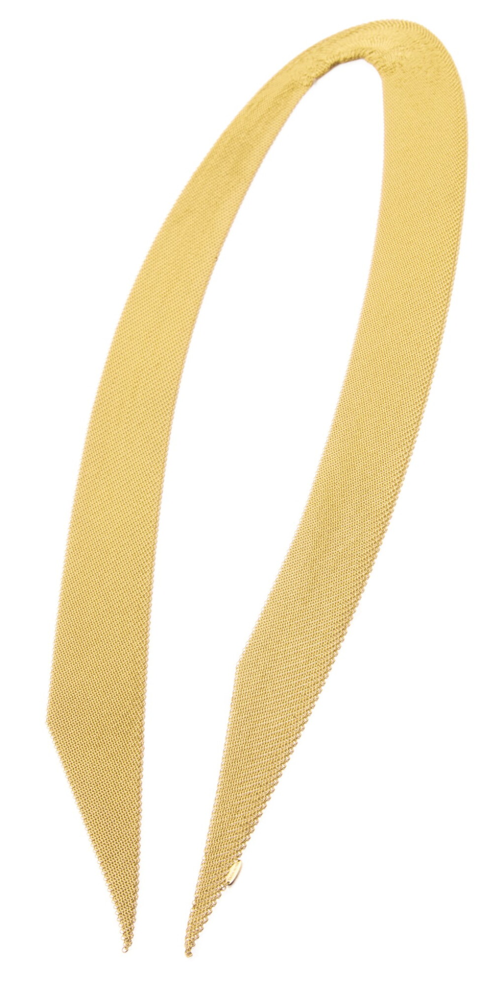 View full screen - View 1 of Lot 307. GOLD 'MESH SCARF' NECKLACE, ELSA PERETTI FOR TIFFANY & CO. .