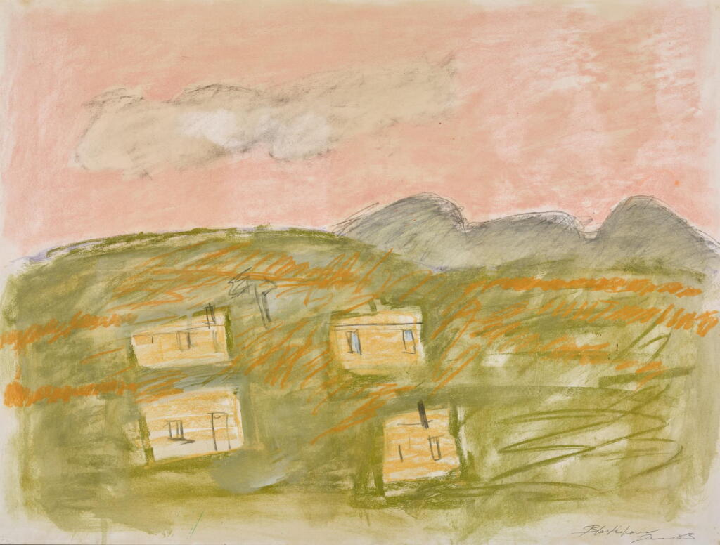 View full screen - View 1 of Lot 17. BASIL BLACKSHAW, H.R.H.A | THE HOLIDAY HOME IN THE MOURNES .