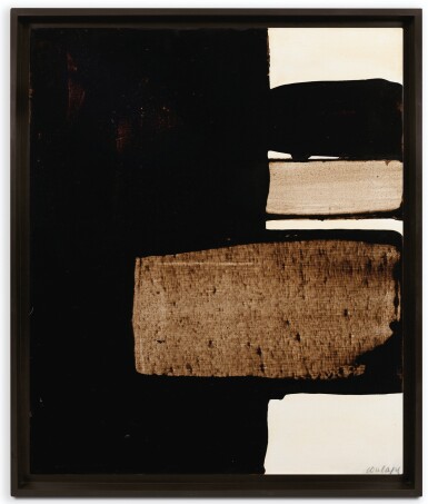View full screen - View 1 of Lot 20. PIERRE SOULAGES | PEINTURE 73 X 60 CM, 15 SEPTEMBRE 1975.
