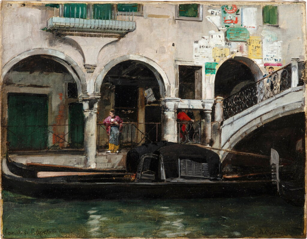 View full screen - View 1 of Lot 199. Canale de’ l’Apostoli, Venice .
