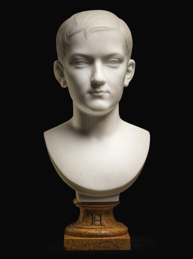 View full screen - View 1 of Lot 22. ROLAND MATHIEU-MEUSNIER | BUST OF FÉLIX HENRI CARVALHO (1854-1925).