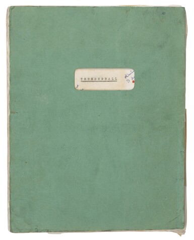 View full screen - View 1 of Lot 84. Richard Maibaum | Ian Fleming's Thunderball, screenplay, 1961.