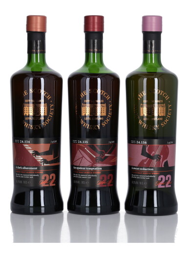 View full screen - View 1 of Lot 71. Macallan SMWS Jazz Trio 22 Year Old 1996 (3 Bottles 75cl).
