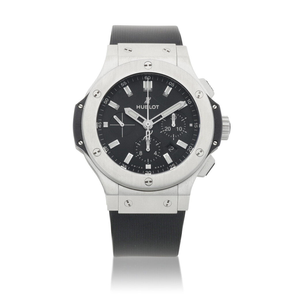 View full screen - View 1 of Lot 8091. Big Bang, Reference 301.SX.1170.RX, A stainless steel and titanium chronograph wristwatch with date, Circa 2010 | 宇舶 Big Bang 型號301.SX.1170.RX 精鋼及鈦金屬計時腕錶,備日期顯示,約2010年製.