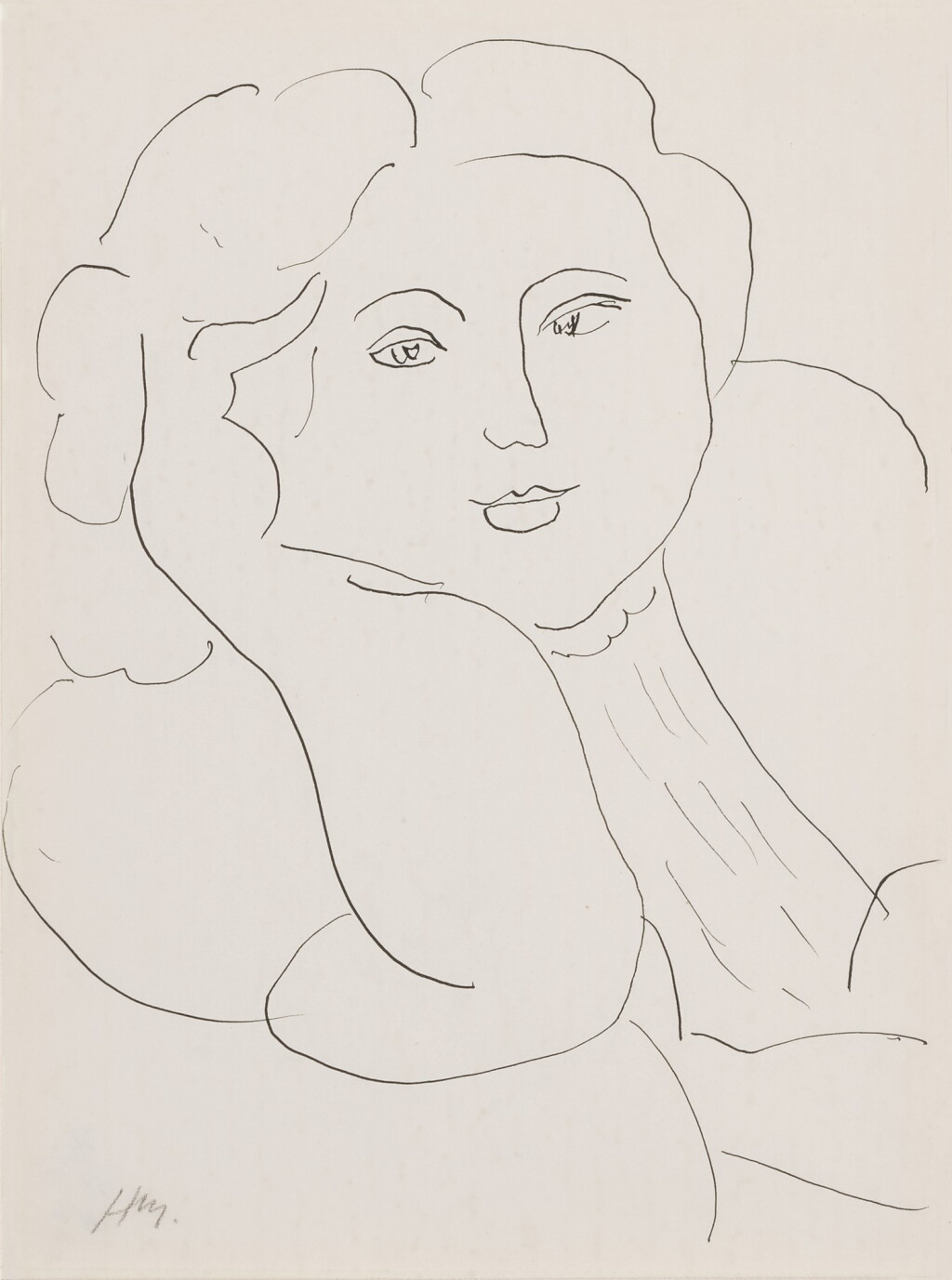 View full screen - View 1 of Lot 20. HENRI MATISSE | PORTRAIT DE FEMME.