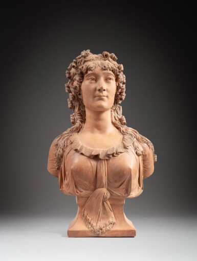 View full screen - View 1 of Lot 32. Presumed portrait of Théroigne de Méricourt | Portrait présumé de Théroigne de Méricourt.