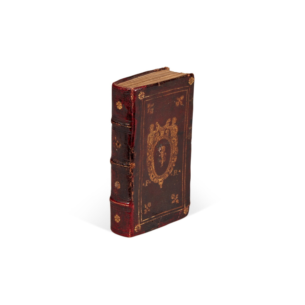 View full screen - View 1 of Lot 1699. Garimberti, Concetti, Venice, 1571, Roman gilt armorial binding for Jerónimo Ruiz.