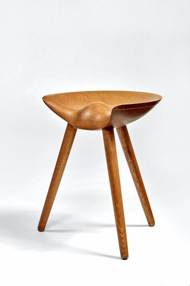 View full screen - View 1 of Lot 66. Three-Legged Stool.