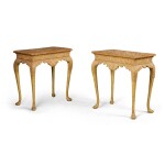 A Pair of George I Giltwood and Gilt Gesso Tables, Circa 1715