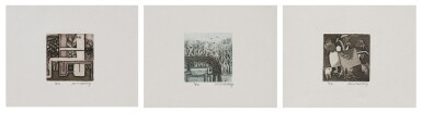 View full screen - View 1 of Lot 14. Untitled (Set of Three Etchings).