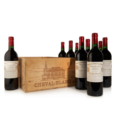 View full screen - View 1 of Lot 77. Château Cheval Blanc 1995 (12 BT).
