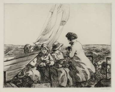 View full screen - View 1 of Lot 6. The Monhegan Boat (Zigrosser 19; Levin 52).