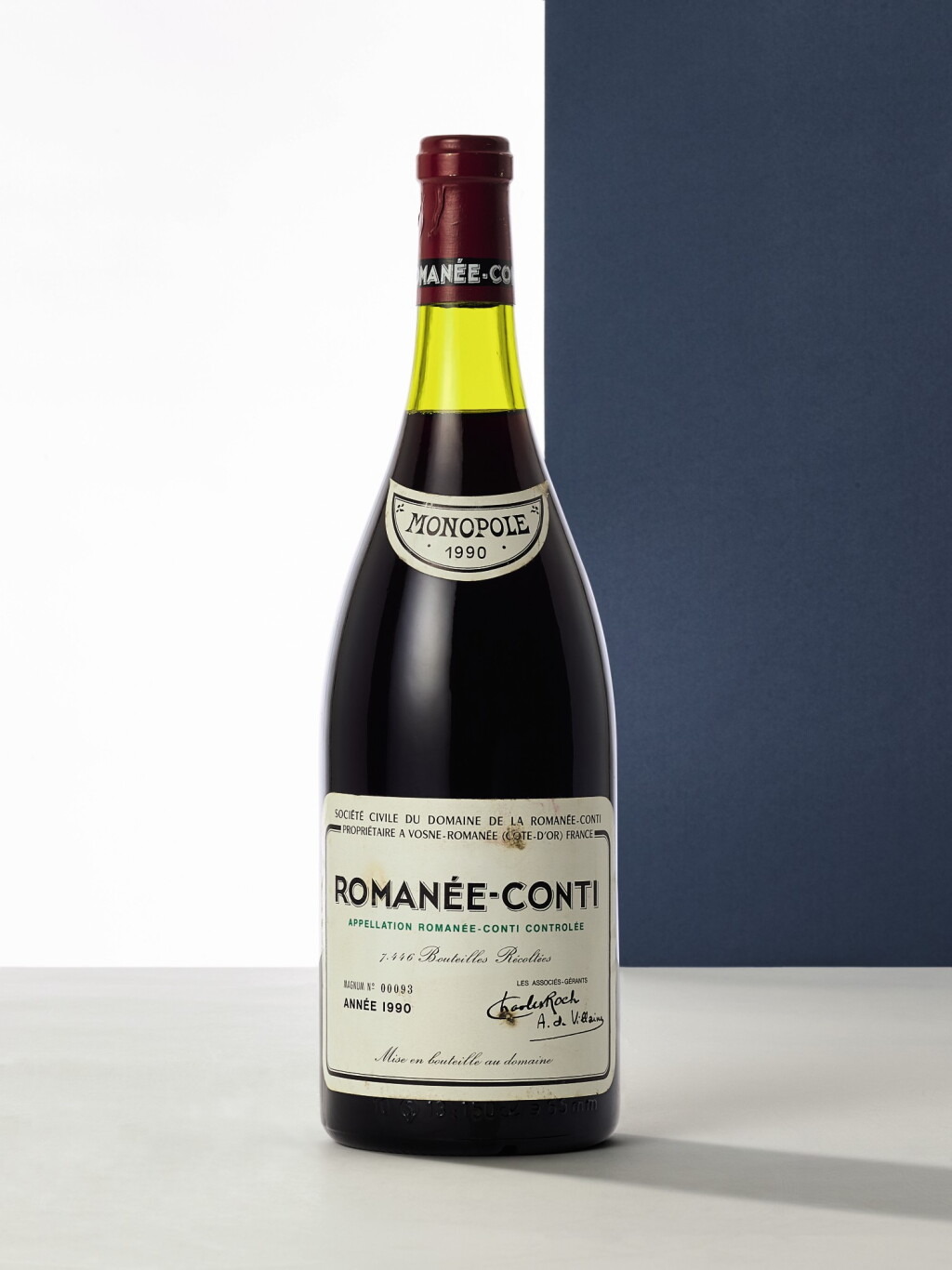 View full screen - View 1 of Lot 8090. Romanée Conti 1990 Domaine de la Romanée-Conti (1 MAG).
