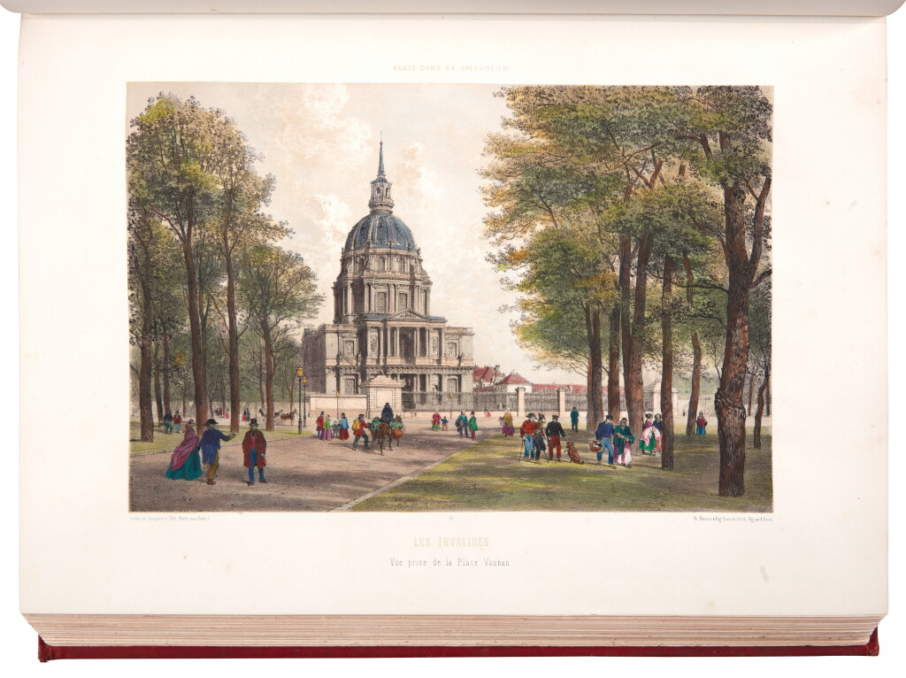 View full screen - View 1 of Lot 25. Henri Charpentier, publisher and editor | Paris dans sa splendeur: monuments, vues, scènes historiques, escriptions et histoire. Paris, 1861, fine hand-coloured lithographed plates of Paris.