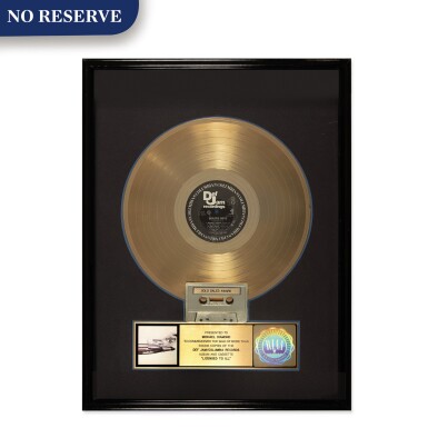 View full screen - View 1 of Lot 302. RIAA 1987 Gold Sales Award presented to Michael Diamond for the Beastie Boys 1986 Columbia/Def Jam album “Licensed to Ill”.