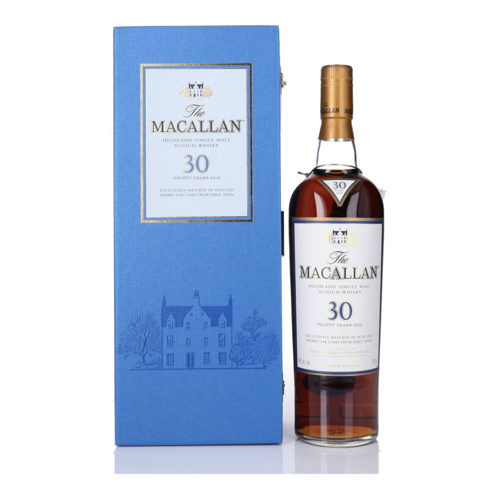 View full screen - View 1 of Lot 11. The Macallan 30 Year Old Sherry Oak 43.0 abv NV (1 BT 75cl).