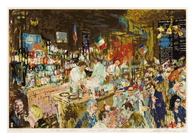 View full screen - View 1 of Lot 1040. LEROY NEIMAN | P.J. CLARKE'S BAR.