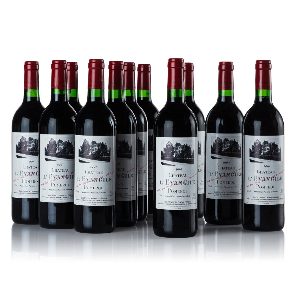 View full screen - View 1 of Lot 522. Château l'Evangile 1994 (11 BT).