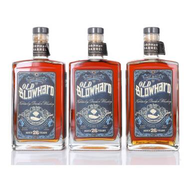 View full screen - View 1 of Lot 245. Orphan Barrel Old Blowhard 26 Year Old 90.7 Proof NV (3 BT 75cl).